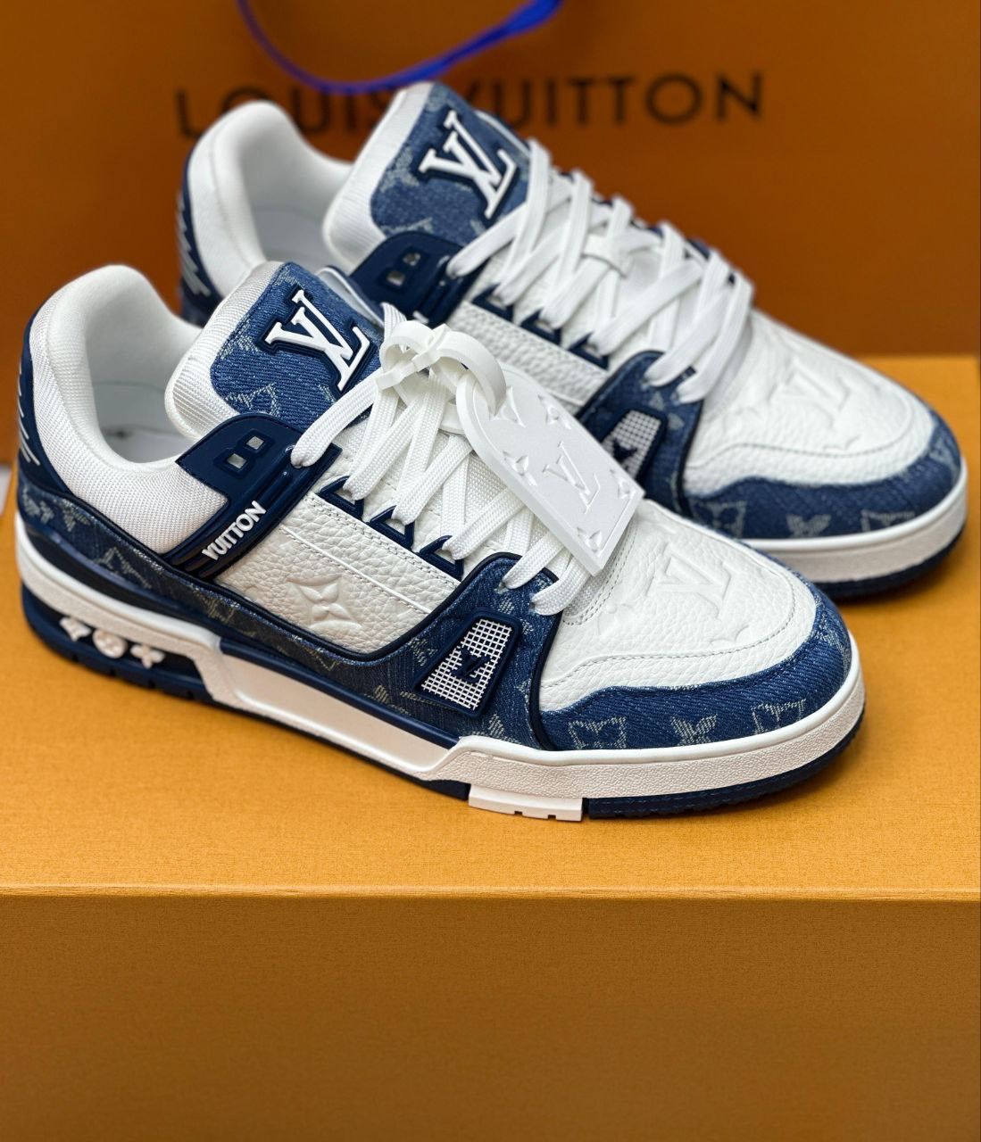 LV Trainer Sneaker - Navy