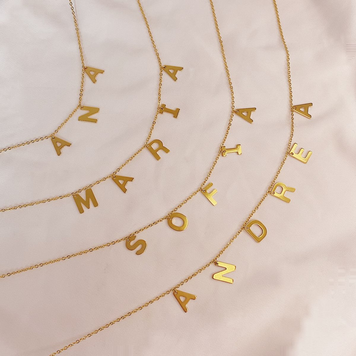 Customized Letter Name Necklace