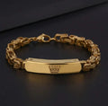 Gold-Plated Crown Bracelet